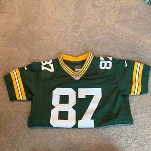 Jordy Nelson Jersey Size Youth Medium
